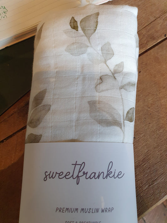 Organic Bamboo Muslin Wrap Swaddle - Wilder