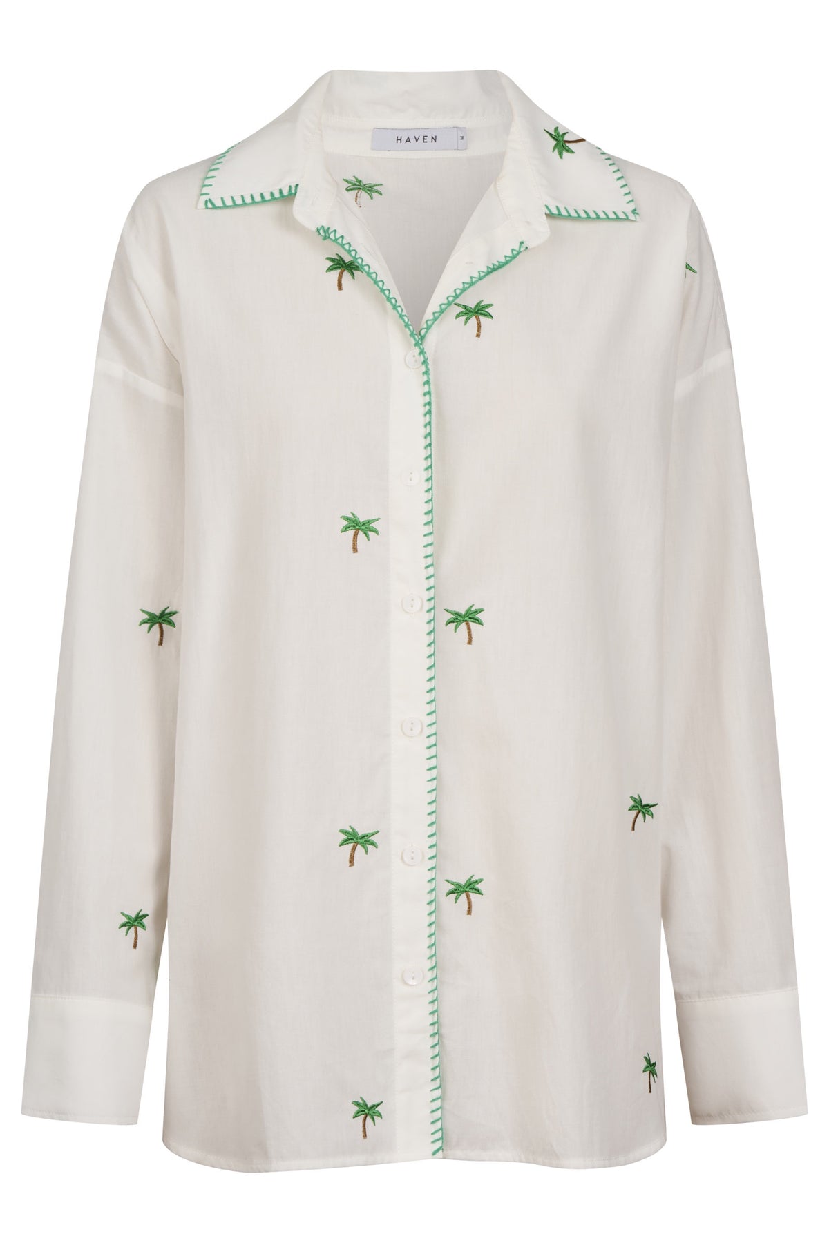 Mauritius Embroidered Shirt - White