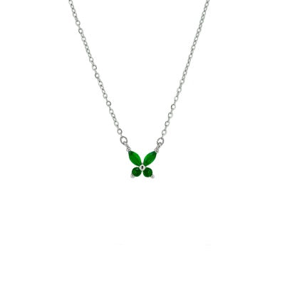 Green Butterfly Necklace
