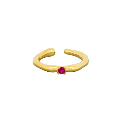 Gold Ruby Scarlett Ring