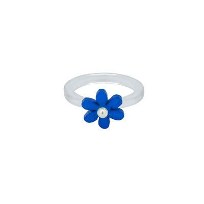 Blue Star Flower Ring