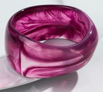 Babylon Bangle - Eggplant