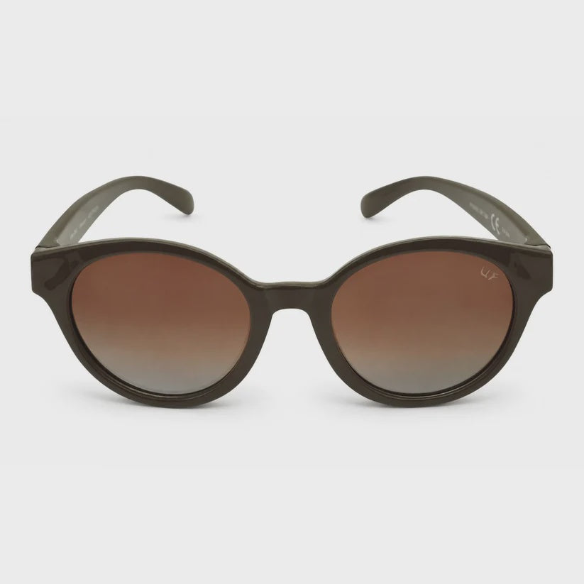 Unbreakable | Women's Polarised Sunglasses - Green Frame/Gradient Brown Lens