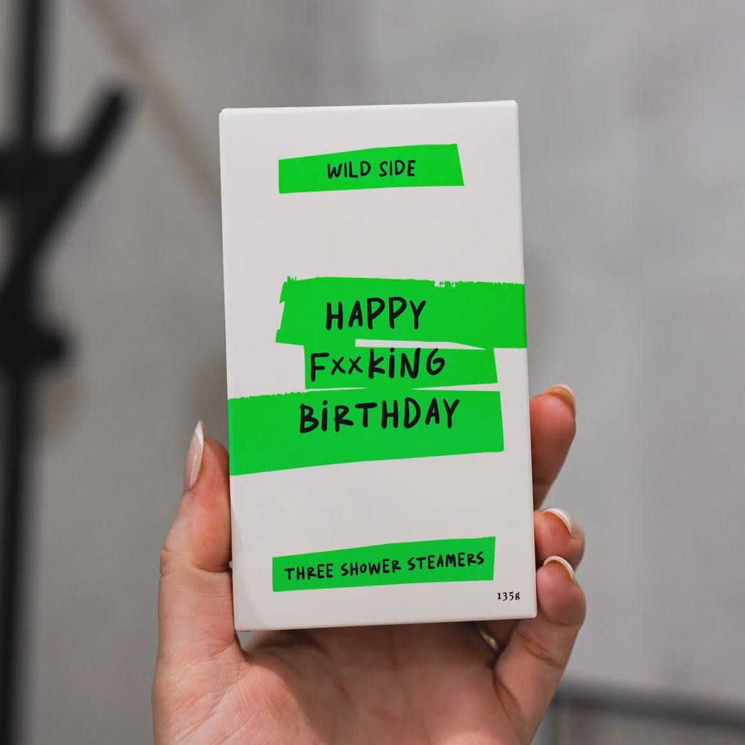 Happy F**king Birthday Shower Steamer Three Pack