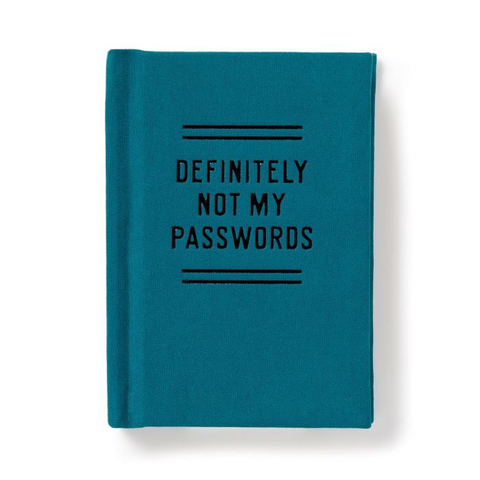 Definitely Not My Passwords-A Tiny Password Diary Green