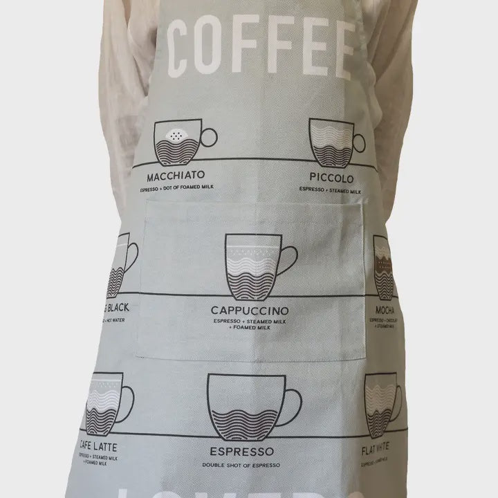 Apron (Heavy Drill) - Coffee Lovers