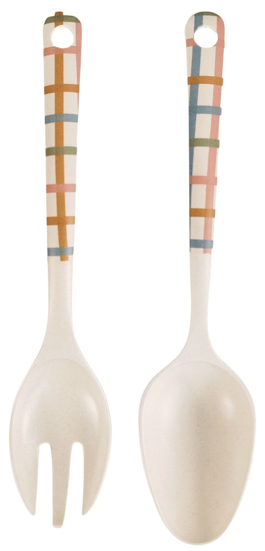 Maldon Check Salad Servers
