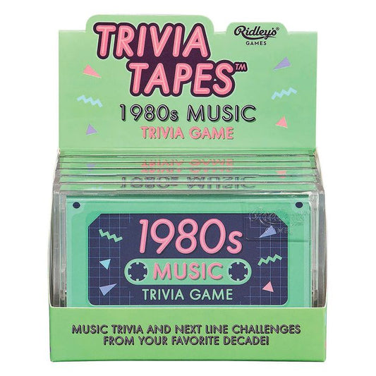 1980's Trivia Tape Quiz 11 x 7 x 2 cm