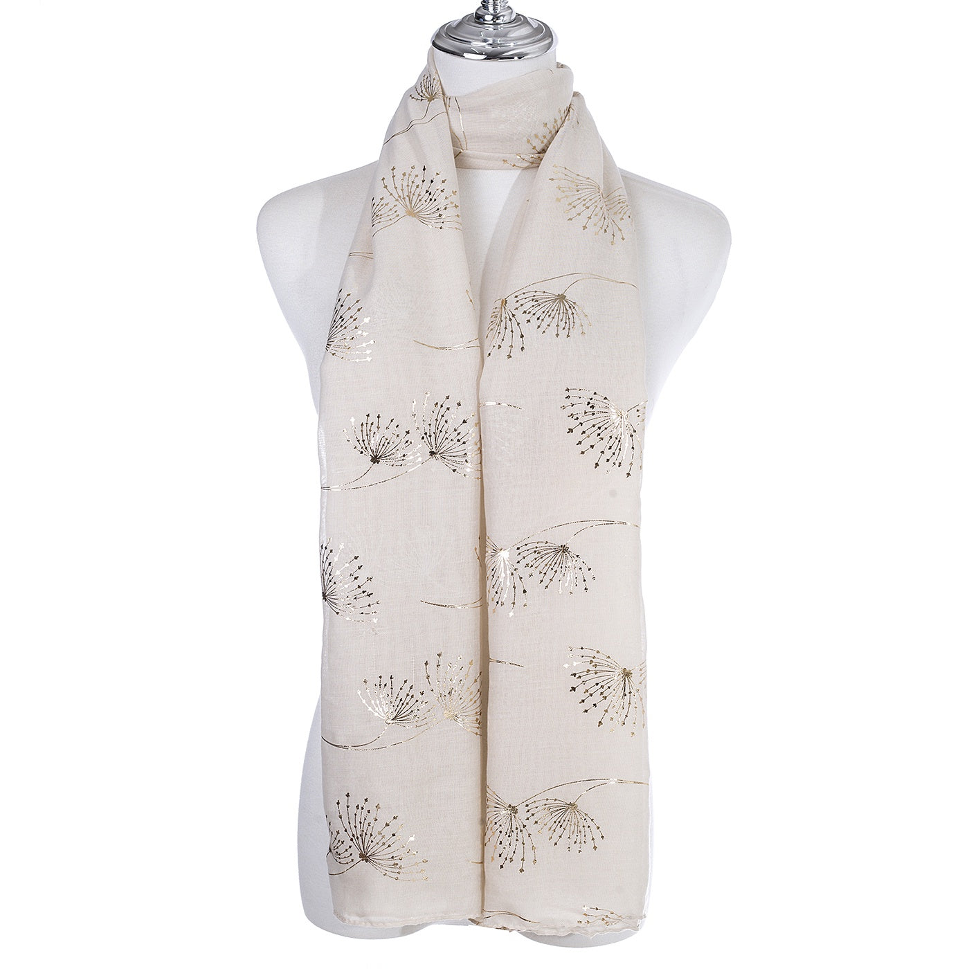 Latte Finny Scarf