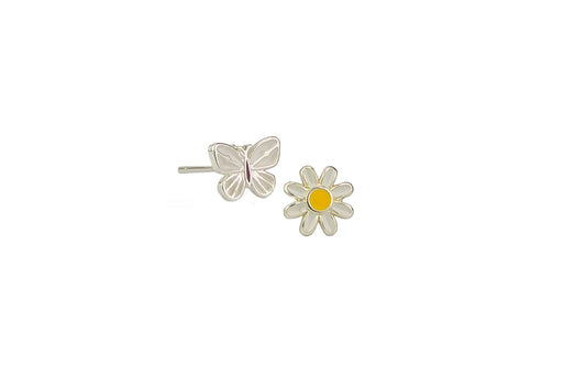 Daisy and Butterfly Studs