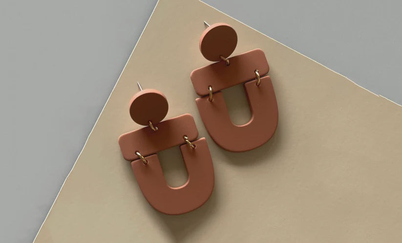 Katya Latte Earrings