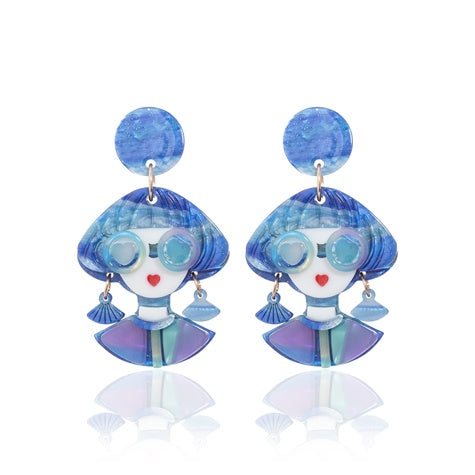 Doris Blue Heaven Sia Earrings