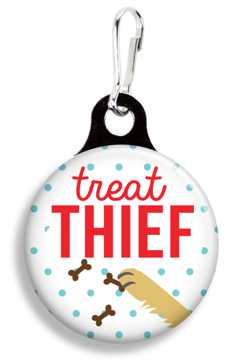 Pet Collar Charm - Treat Thief