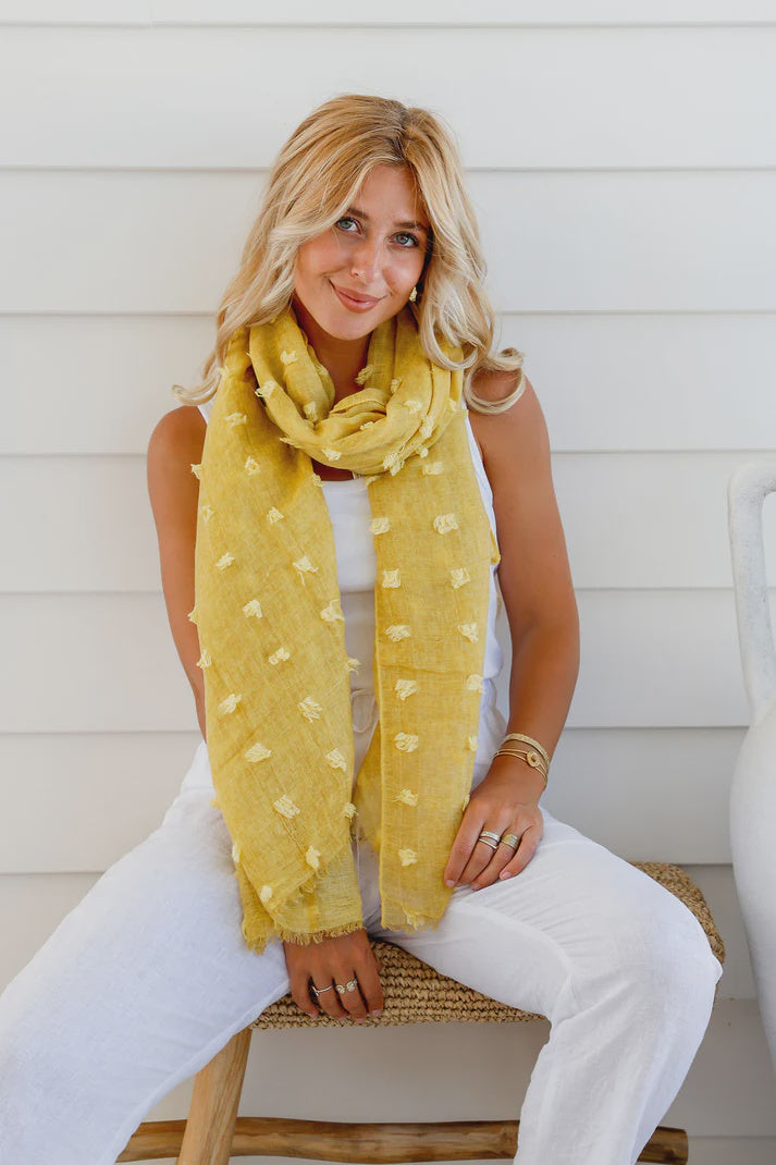 Huds Mustard Scarf