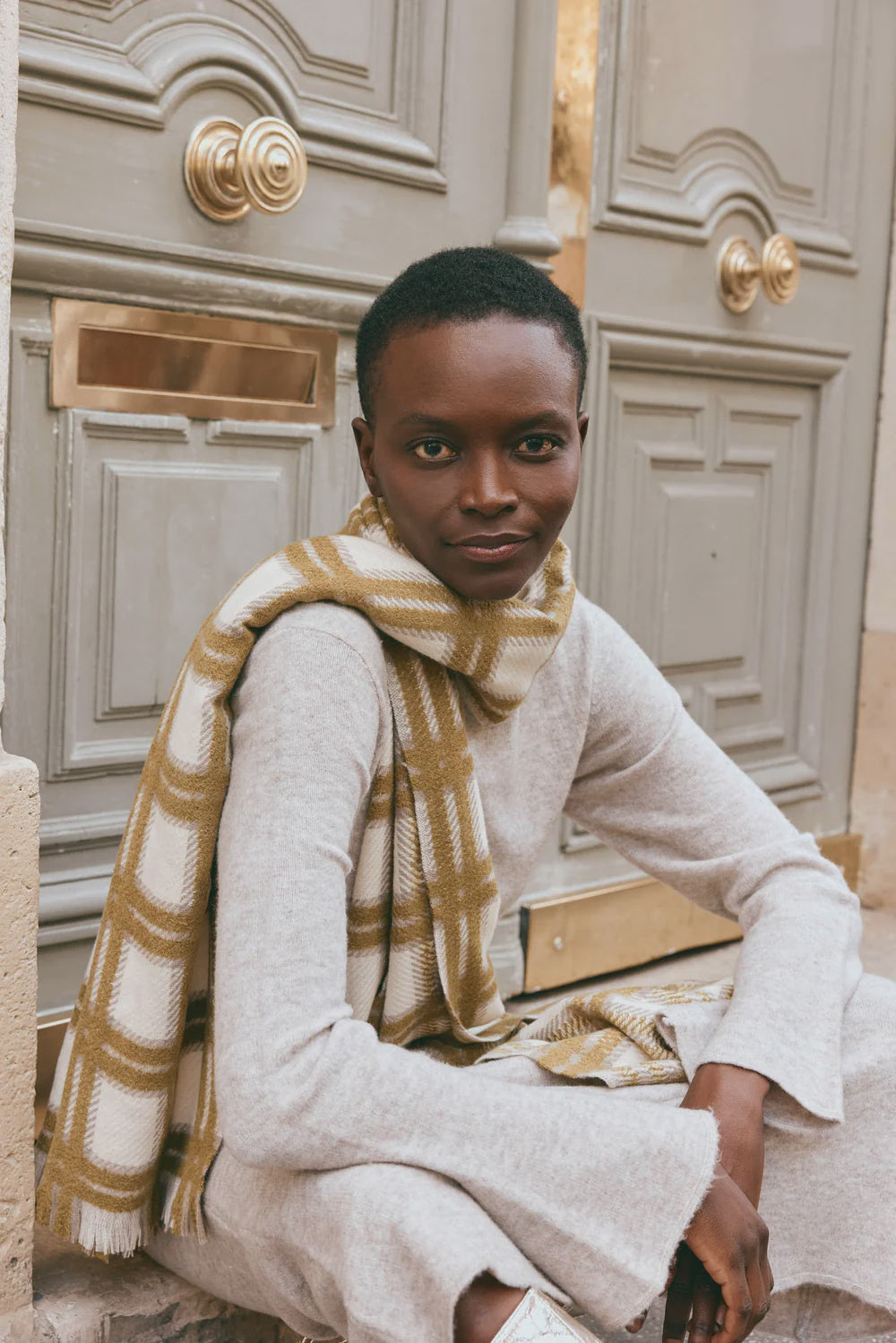 Aman Scarf - Chartruese