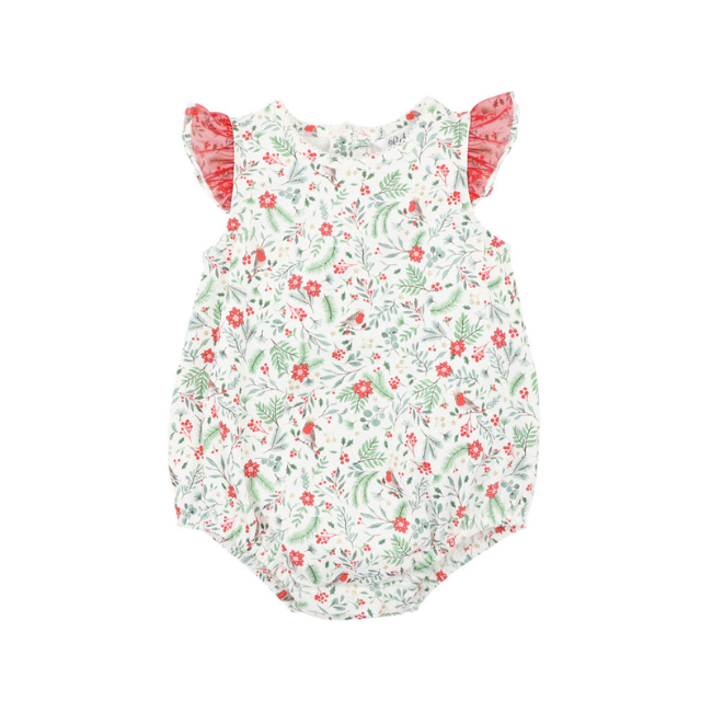 Festive Forest Print Bodysuit