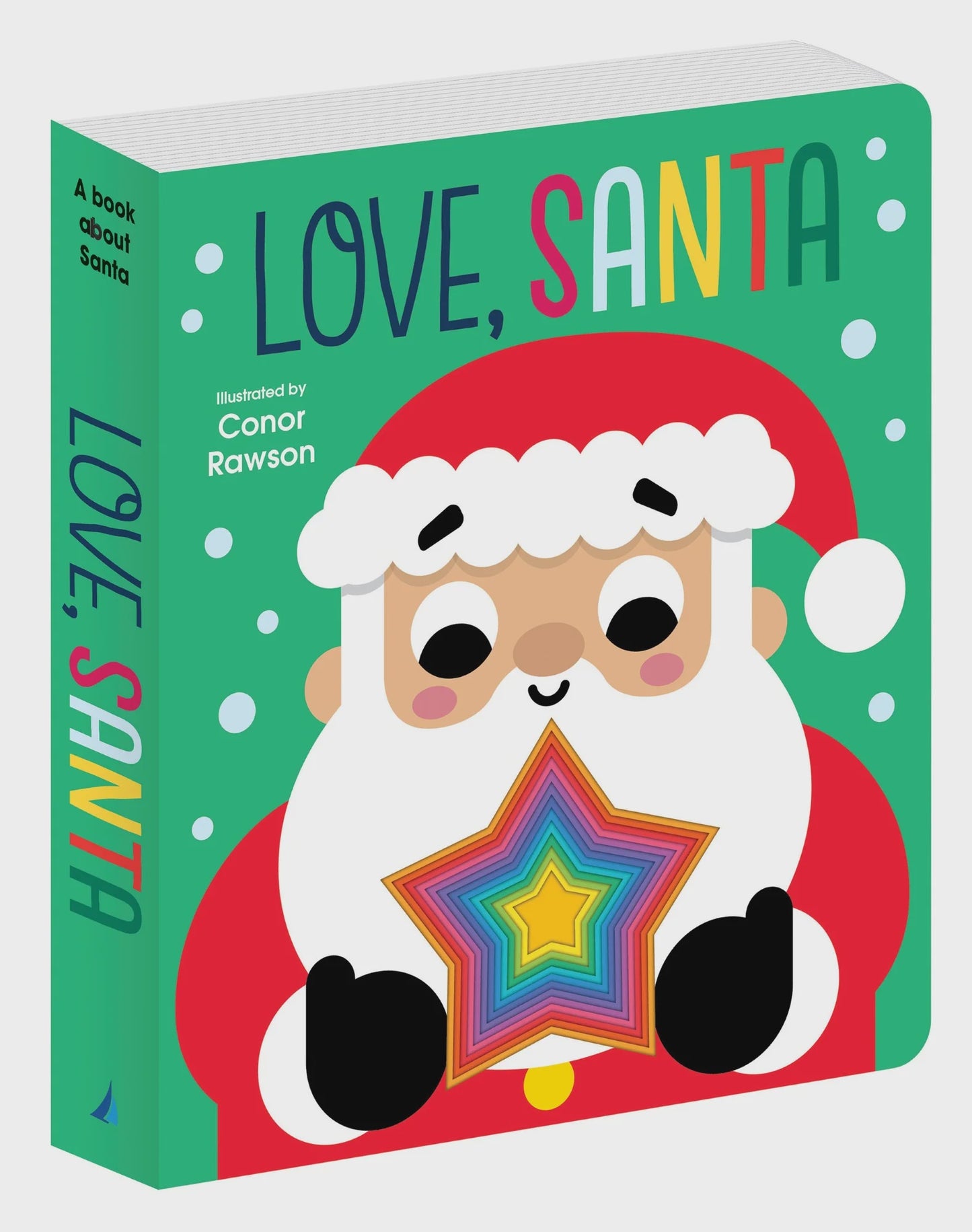 Chunky Graduating Board Book - Love Santa