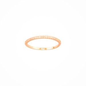 Gold Half Crystal Band