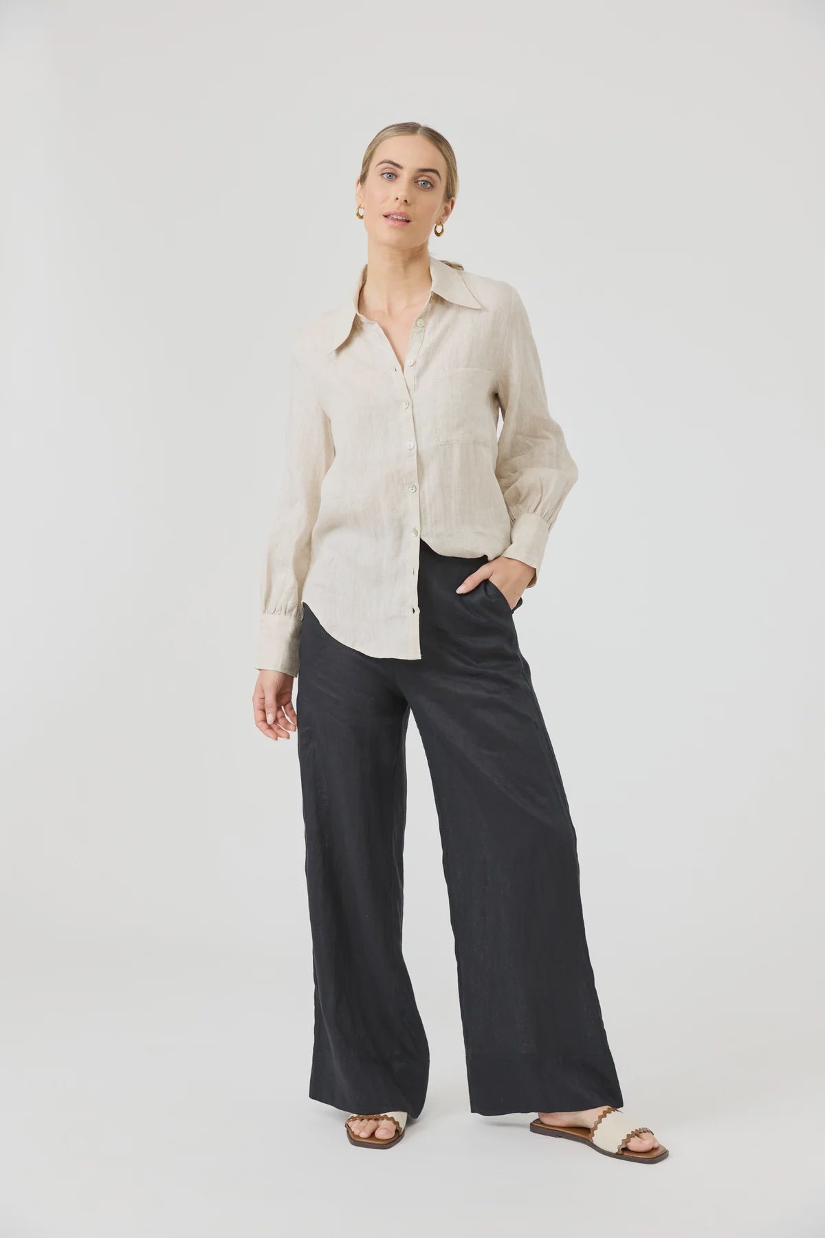 Studio Crop Pant - Ebony