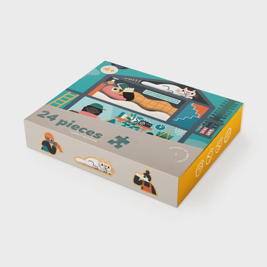 24 Piece Kids Puzzle - Sunday Morning