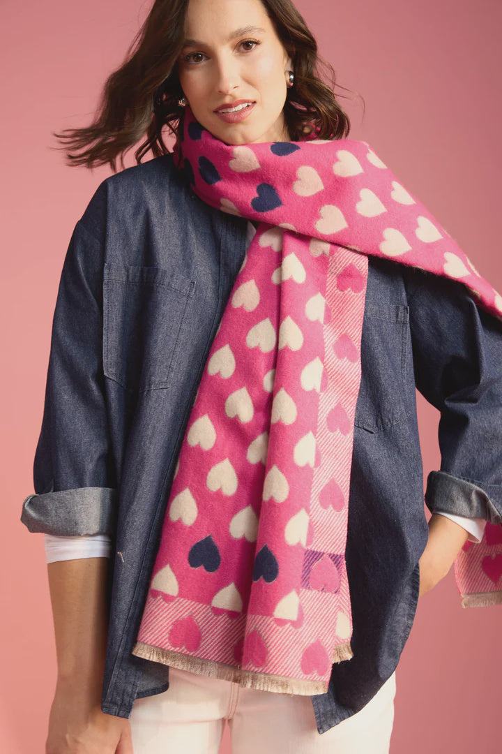 Delphi Scarf Pink