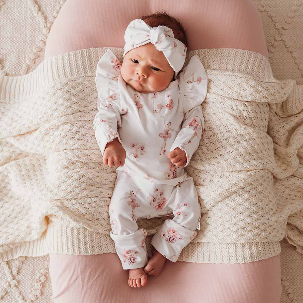 Ballerina Organic Baby Growsuit