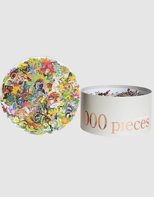 1000 Piece Puzzle (round) - All Around Oz