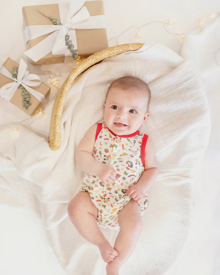 Festive Toy Print Bodysuit