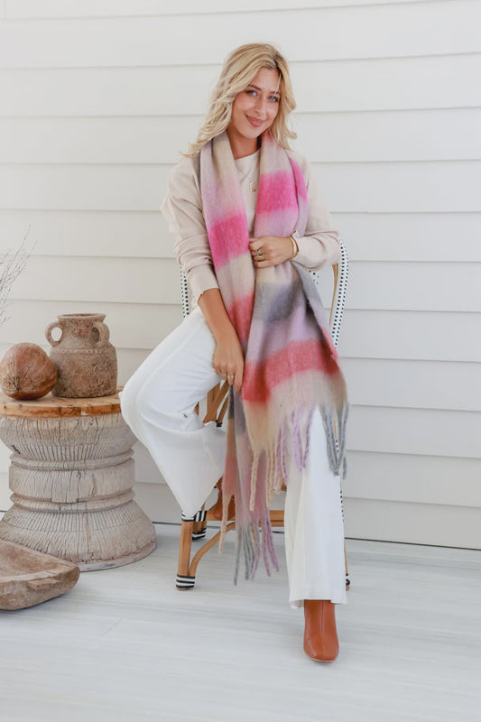 Sorbet Scarf - Pink Lilac