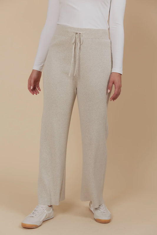 Tala Knit Pant - Canvas