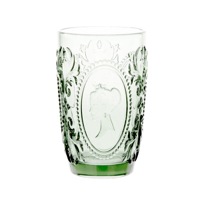 Queen Glass Tumbler Large Green