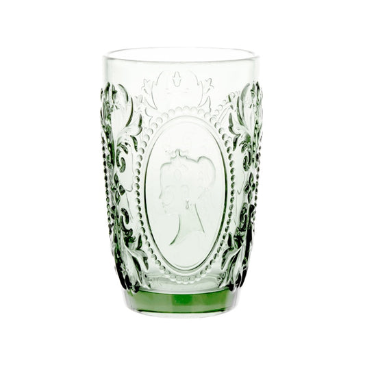 Queen Glass Tumbler Large Green