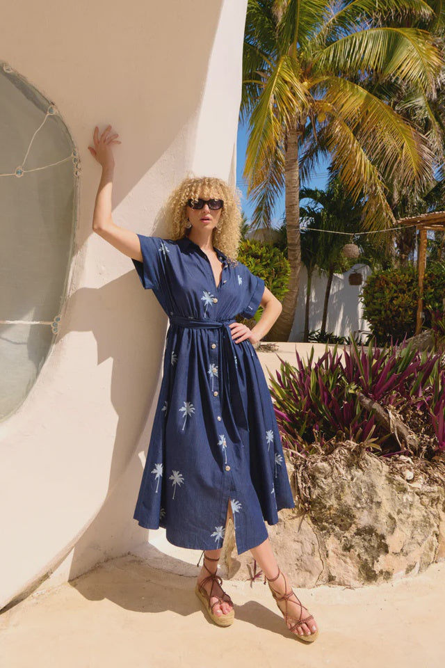 Montego Denim Shirt Dress Indigo