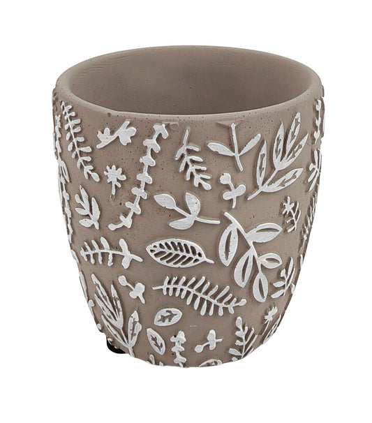 Josie Planter - Grey & White