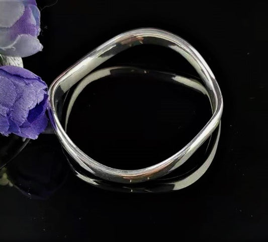 Evelyn Bangle Silver