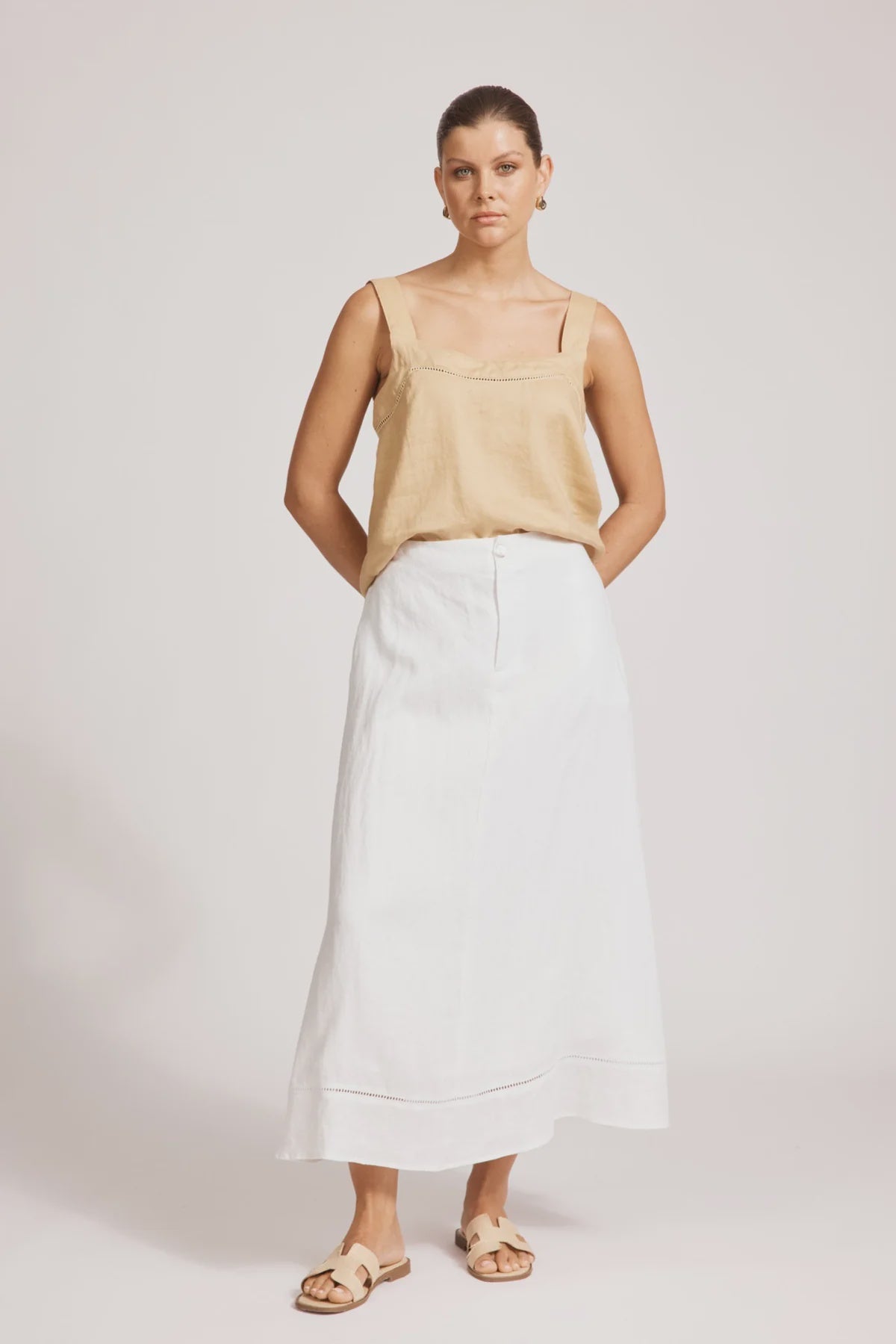Miramar Maxi Skirt- White