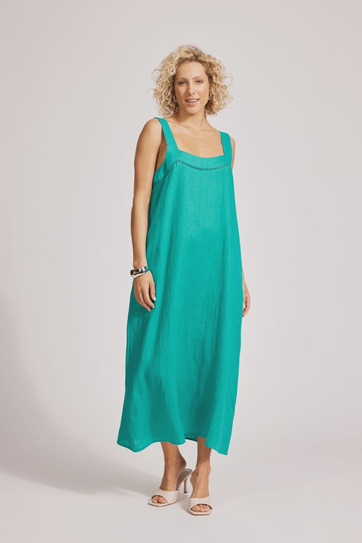Miramar Tank Maxi Dress - Lagoon