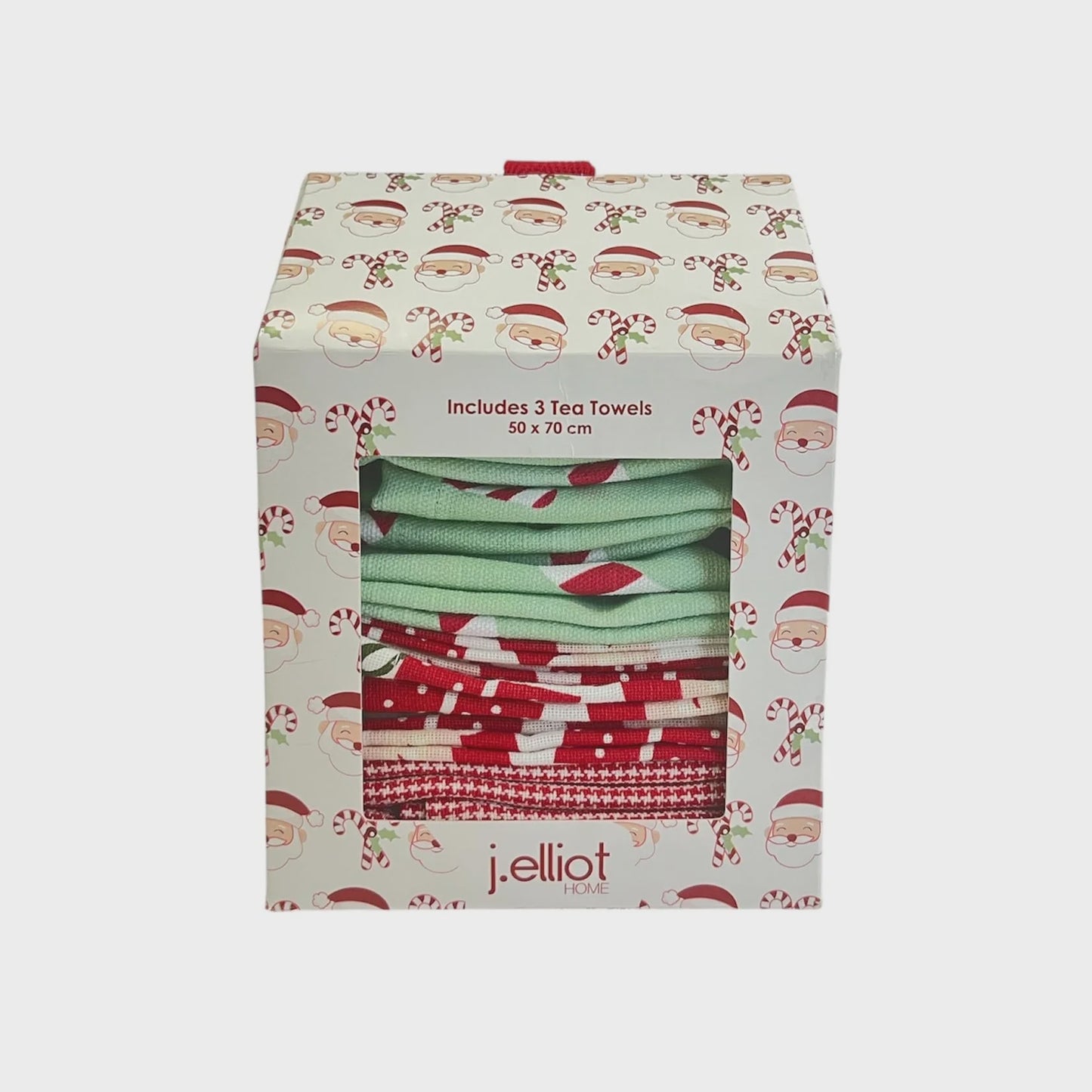 Festive Noel Gift Set of 3 Tea Towel