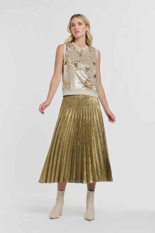 Metallic Skirt - Fool's Gold