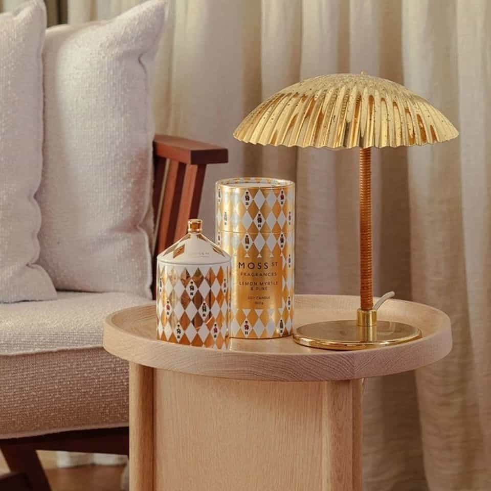 Lemon Myrtle & Pine Ceramic Candle 360g