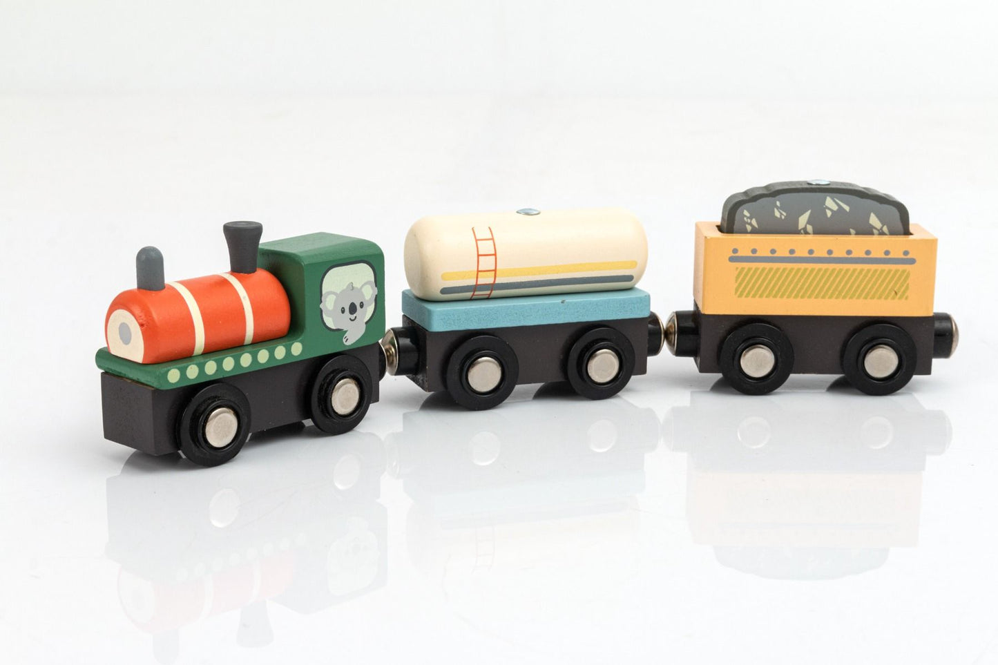 Wooden Magnetic Koala Train Set