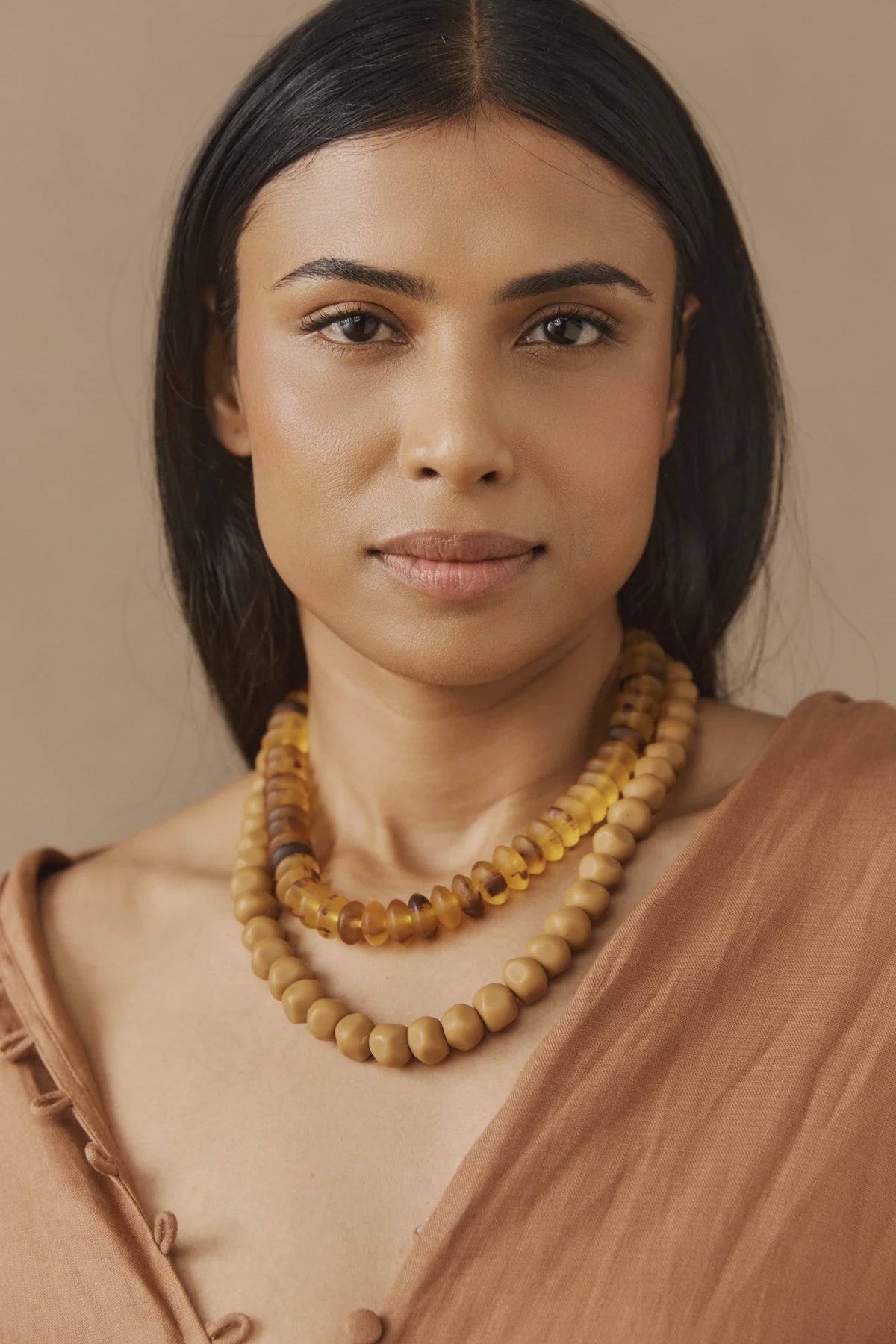 Zarda Necklace - Mocha