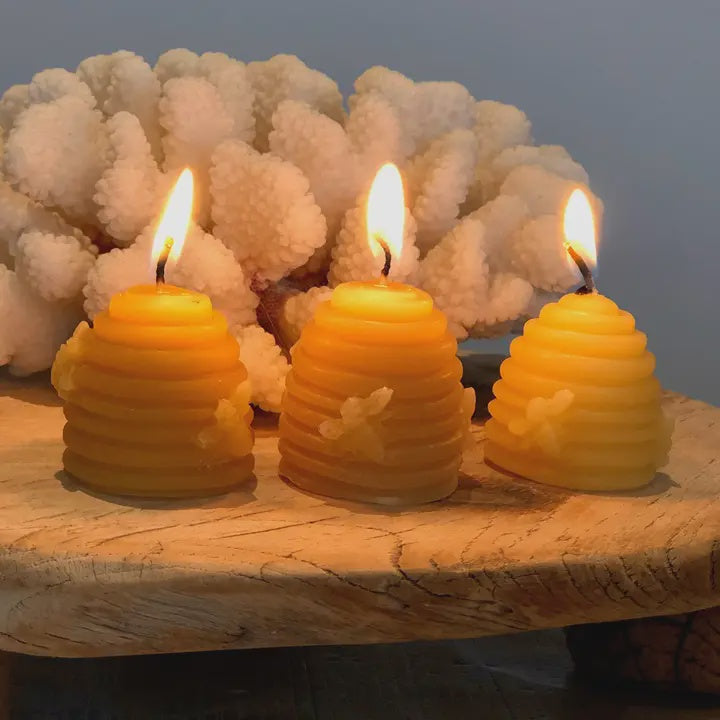 Candle - Baby Bee-Hive – 100% Pure Beeswax