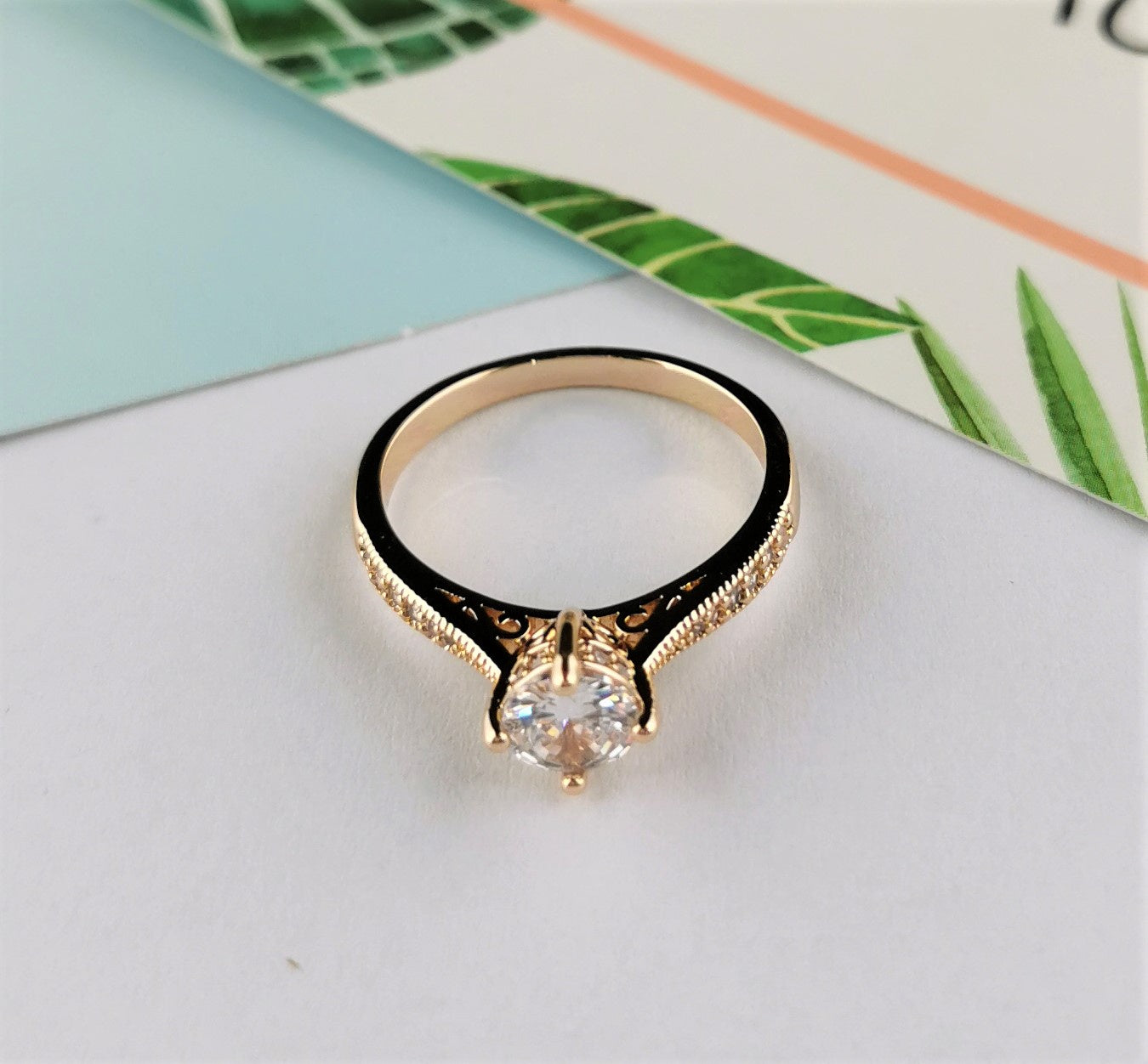 Evelyn Rose Gold Ring