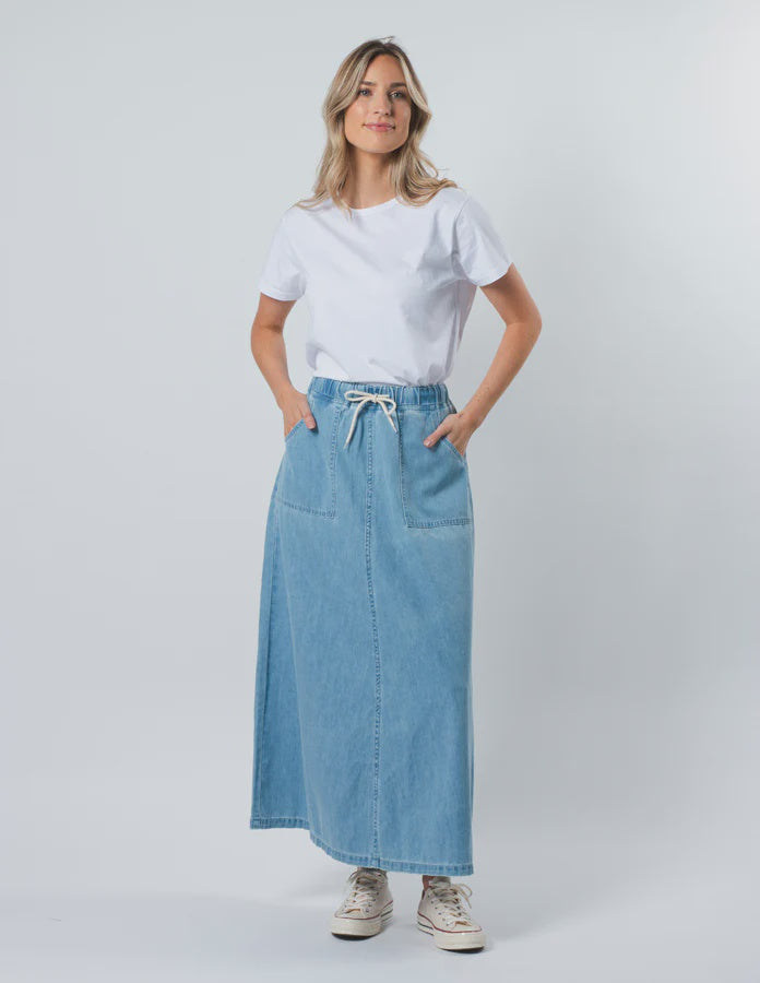 Ingrid Skirt Light Blue Wash
