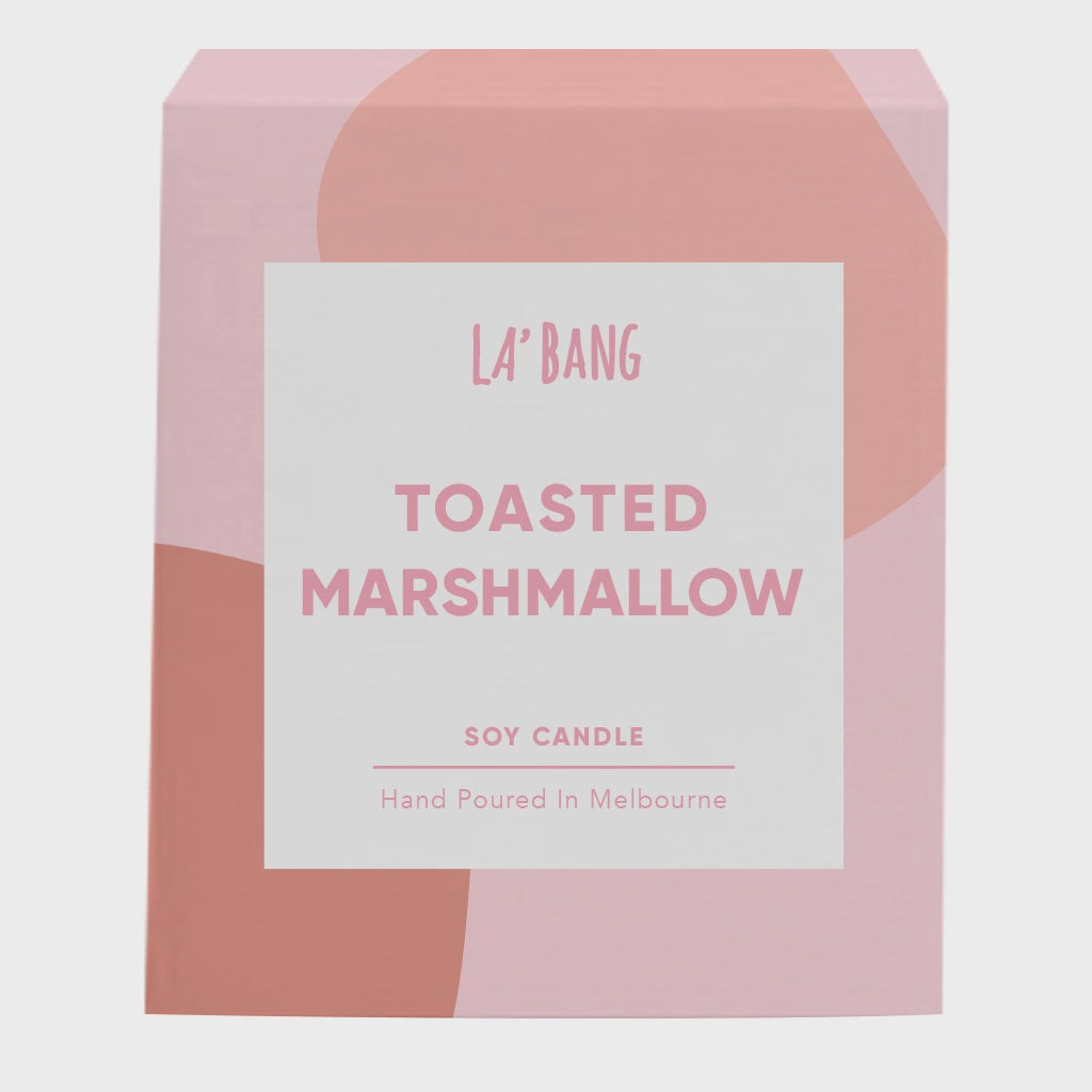 Wooden wick Candle -Toasted Marshmallow