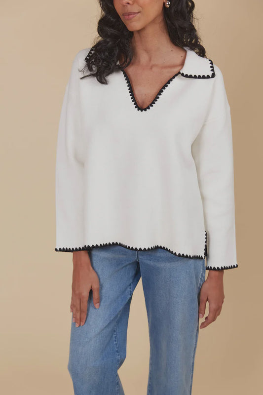 Athena Jumper - Ivory