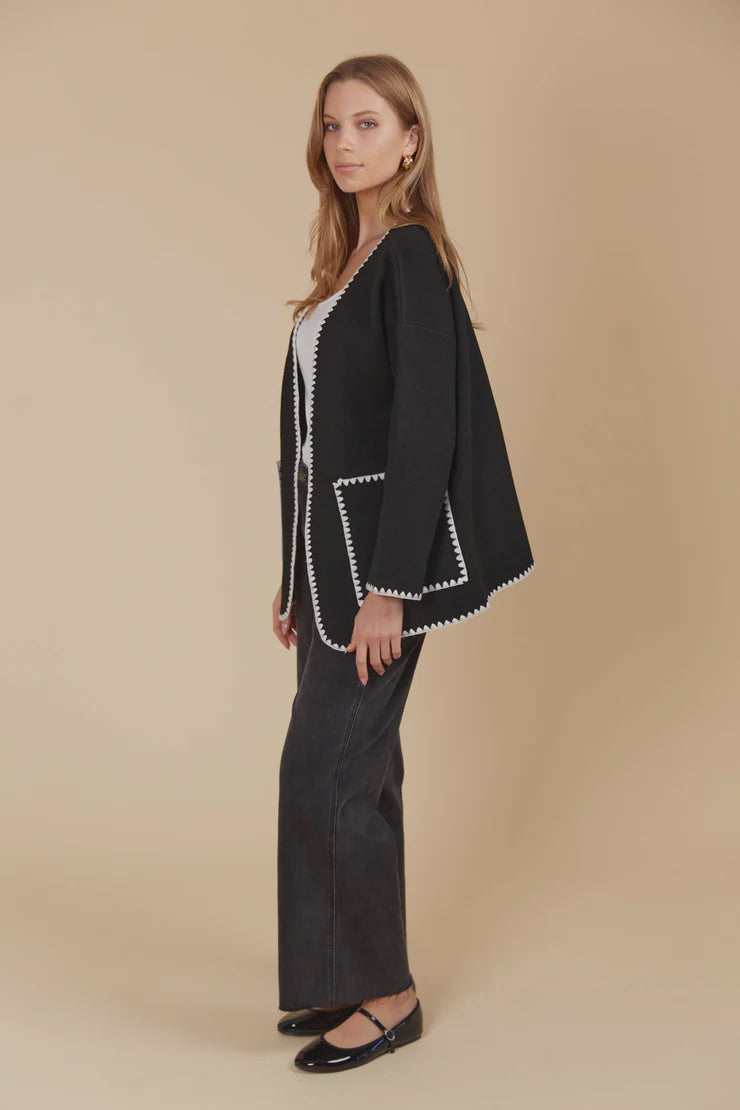 Athena Cardigan - Onyx