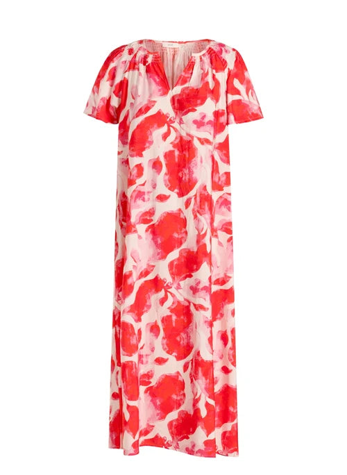 Milia Maxi Dress - Bright Pink