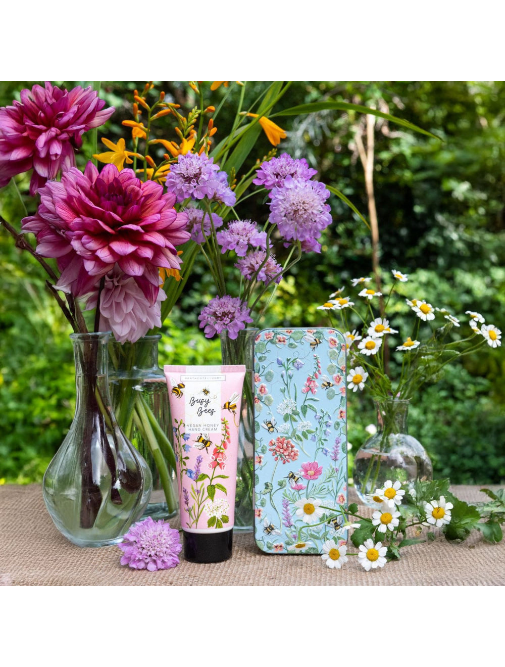 Heathcote & Ivory Busy Bees Hand Cream in Tin